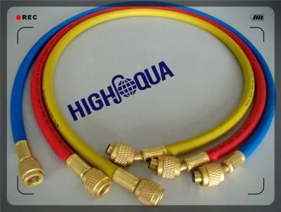 Three-Colour Freon Charging Hose, R134A / R502 / R12 Freon Charging Hose