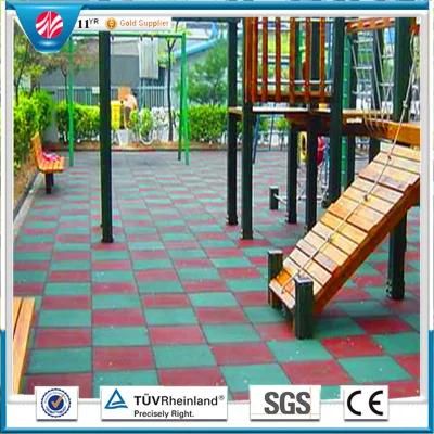 Square Rubber Tile/Wearing-Resistant Rubber Tile/Outdoor Rubber Tile