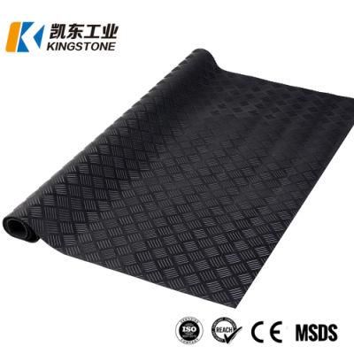 Checkered Rubber Flooring NBR Nitrile Rubber Custom Truck Floor Mat