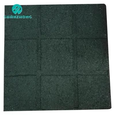Comfortable and Elastic Gym Area Rubber Floor Tile Drainage Wear -Resistant Insulation Rubber Mats