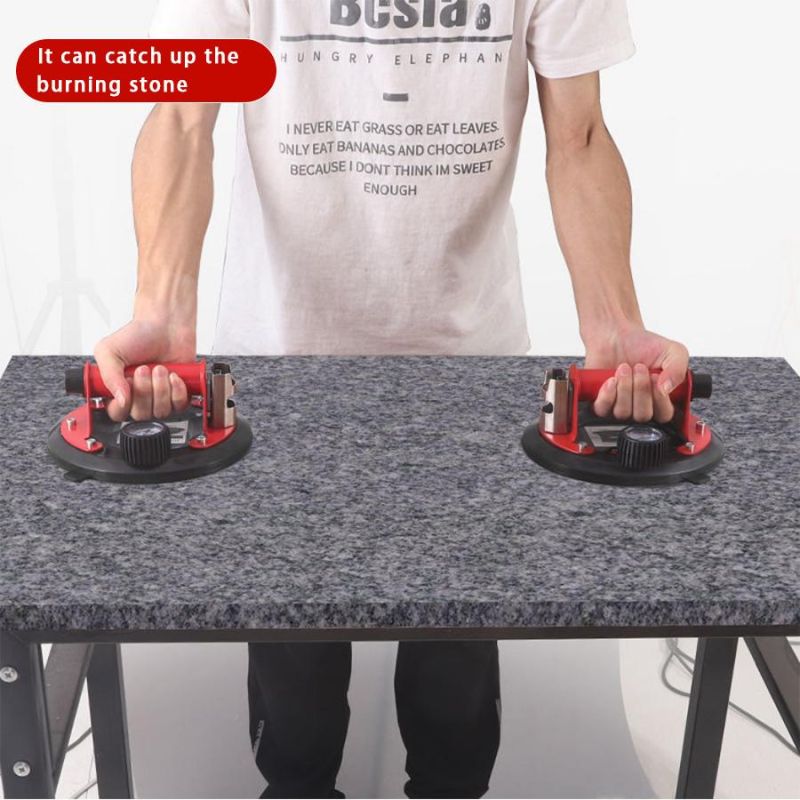 Glass Suction Cup Vacuum Window Lifter Construction Tools with Double and Barometer