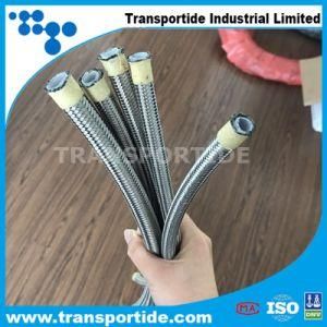 SAE100 R14 Stainless Steel Braided PTFE Teflon Hose