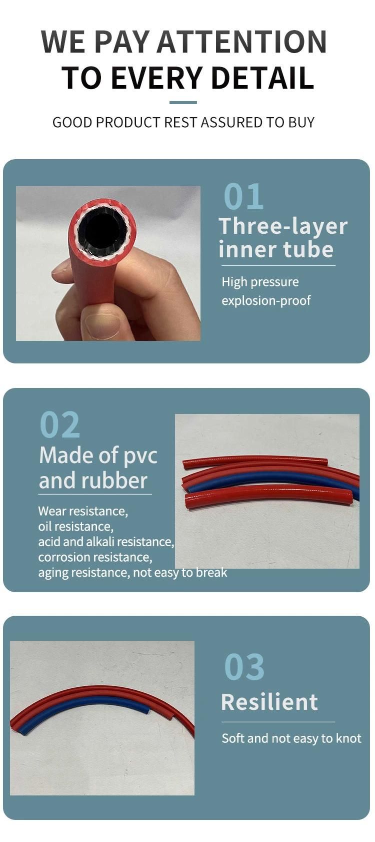 High Pressure 50 FT PVC Air Compressor Hose