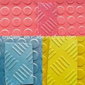 Anti-Skidding Broad Ribbed Rubber Sheet Without Ply