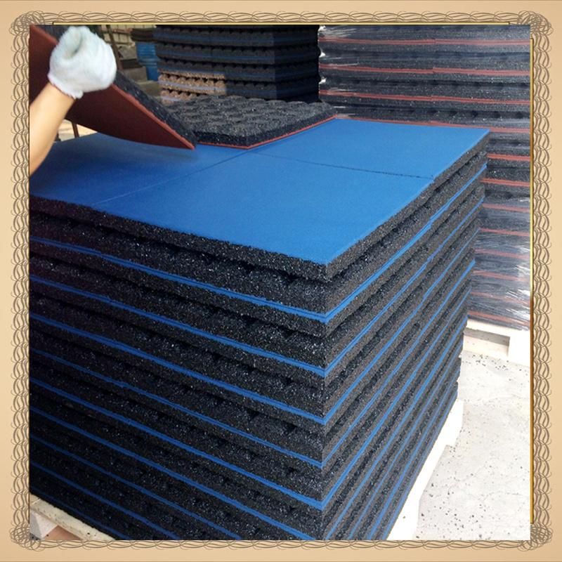 Sol Rubber Commercial Gym Fitness Rubber Tile Rubber Floor