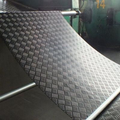 Factory Manufacture Non-Slip Insulating Five-Bar Checker Rubber Flooring Matting Sheets