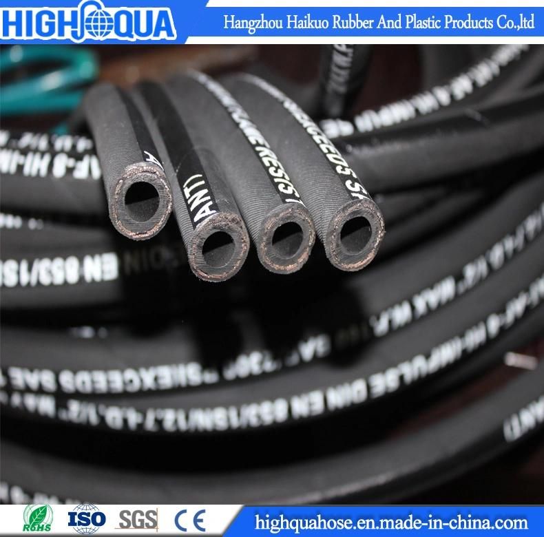 Low Pressure Textile Reinforced DIN/En 854 1te Rubber Hydraulic Hose