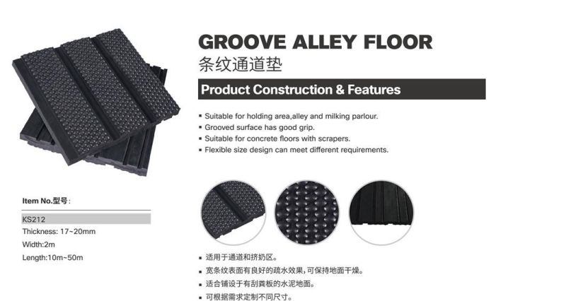 Wholesale Groove Design Horse Stable Flooring Matting 20mm