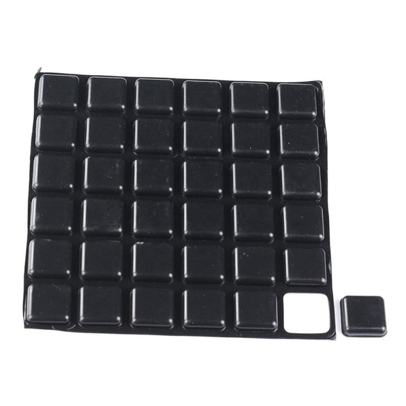 18 X 10 mm Rounded Self Adhesive Silicone Rubber Bumper Pads Anti Slip Bumpons