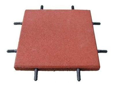 Rubber Material Floor Tile, Square Rubber Tile, Recycle Rubber Tile
