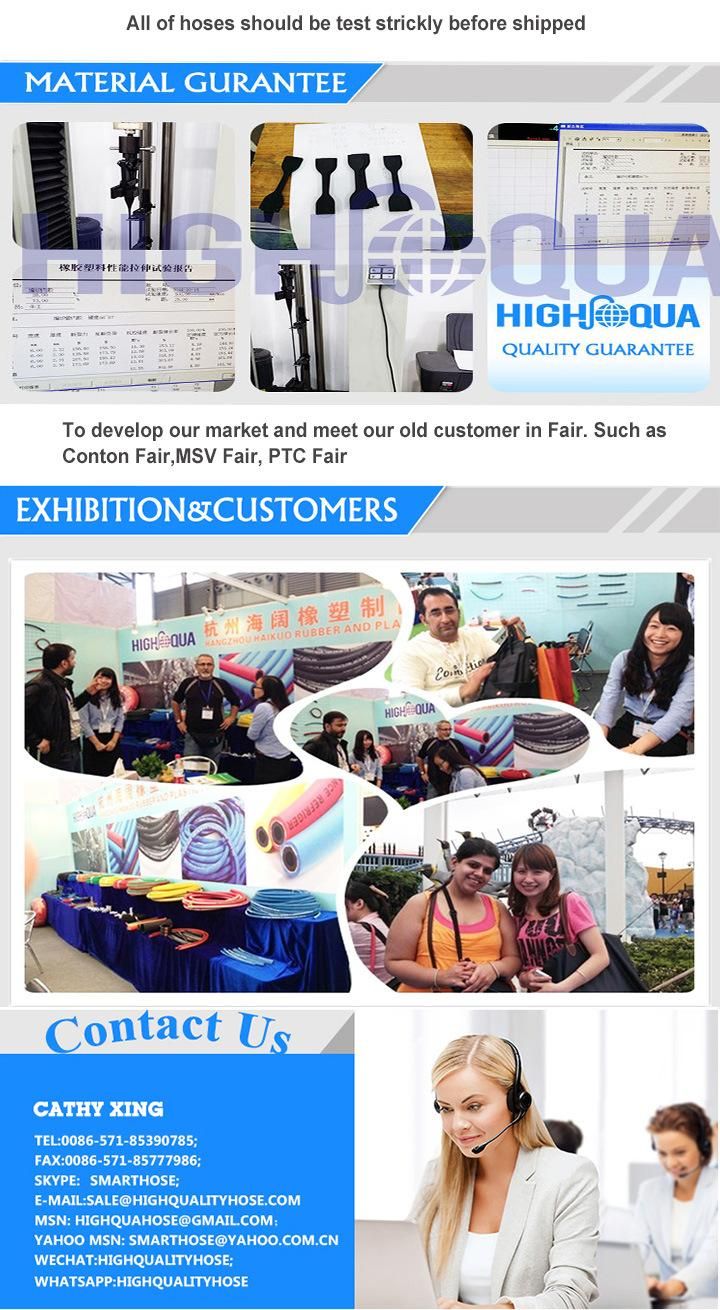 Industria Flexible Cloth Surface Rubber Air Hose