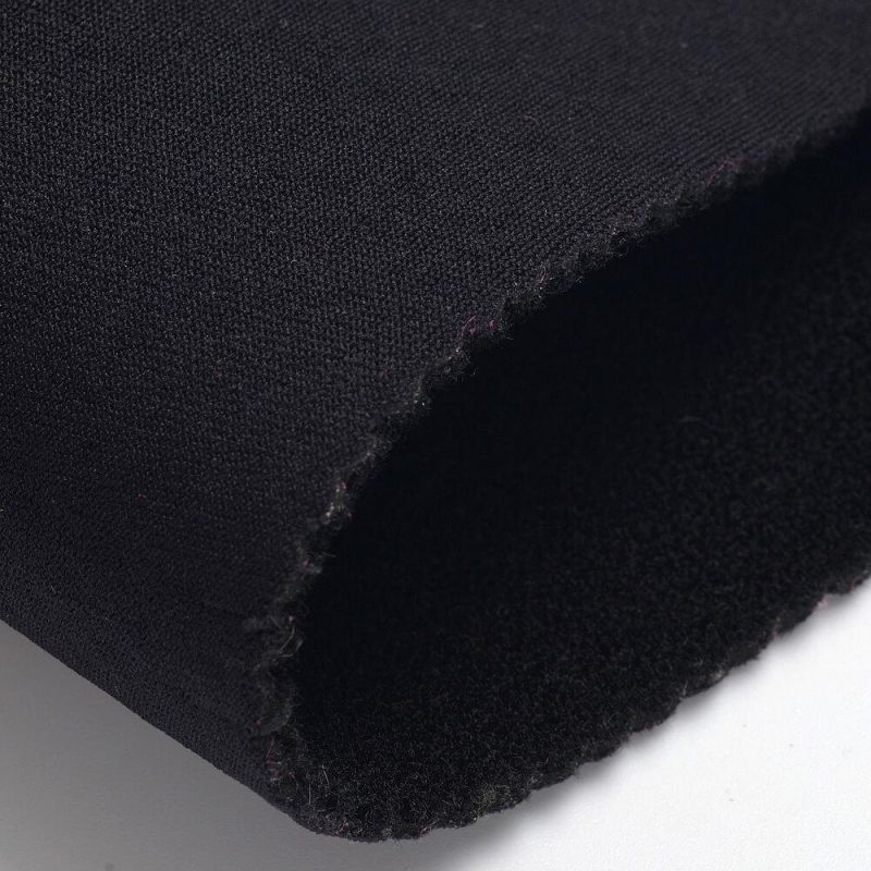 4mm Breathable Lightweight Black Loop Fabric Nylon Coated SBR Neoprene