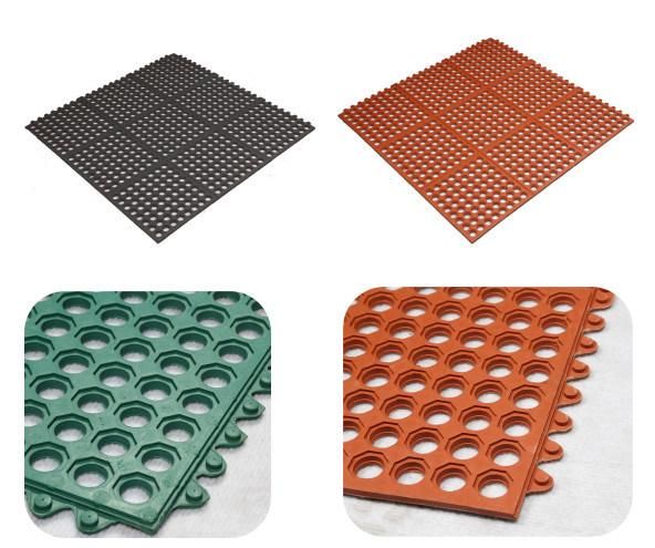 Oil Resistance Interlocking Kitchen Drainage Rubber Mat