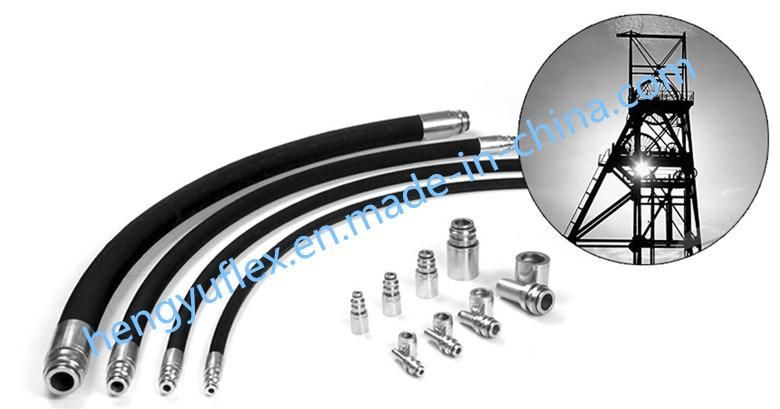 Steel Wire Braided Flexible Rubber Hydraulic Hose En857 2sc for Europe Market