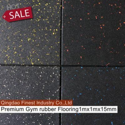 Crossfit Heavy Duty Playground Gym Rubber Flooring Tile for Fitness