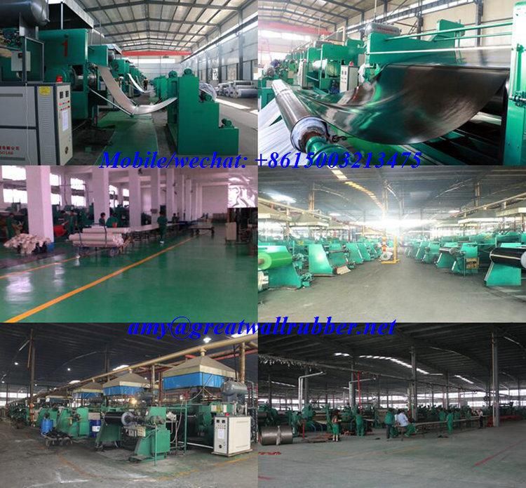 Neoprene NBR Nitrile EPDM SBR Industrial Rubber Sheet with Rough Surface