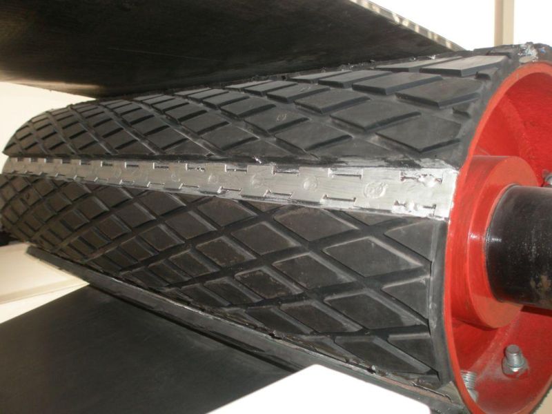 Conveyor Rubber Ceramic Pulley Lagging Sheet for Conveyor Roller