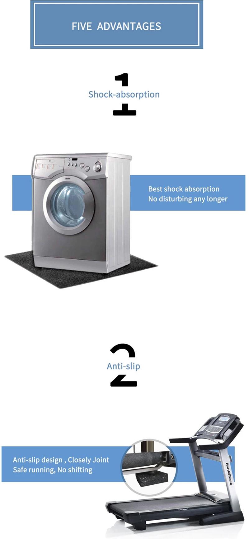 Hot Sell Household Washing Machine Shock Proof Rubber Flooring Mat