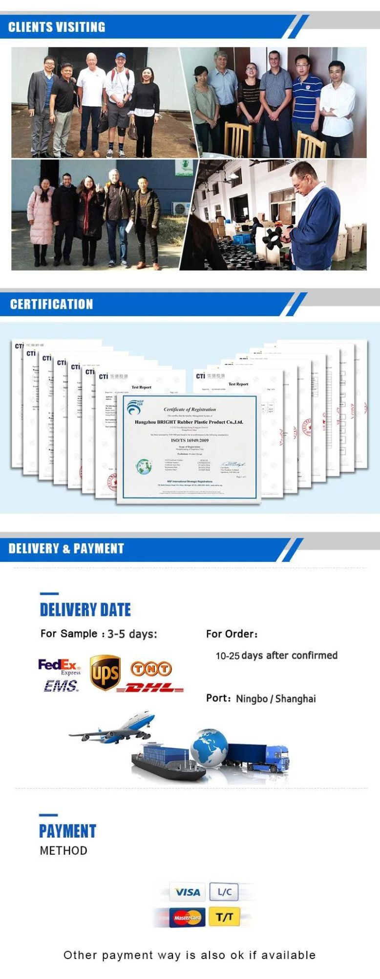 Customer Rubber Sealing Ring Products with Ec1935/2004