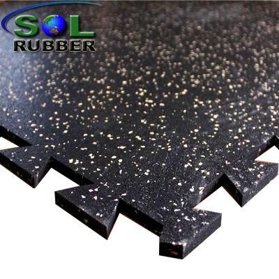 Factory Price 8mm Interlock Gym Puzzle Rubber Flooring Mat