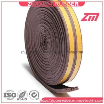 E Shape Sponge Rubber Window Door Gap Seal Strips