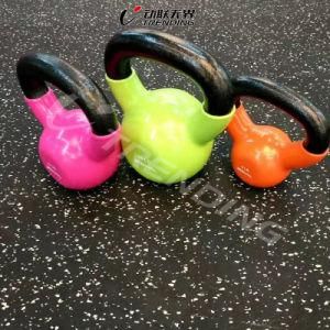 Colorful Non-Pollution Indoor Gym Rubber Flooring