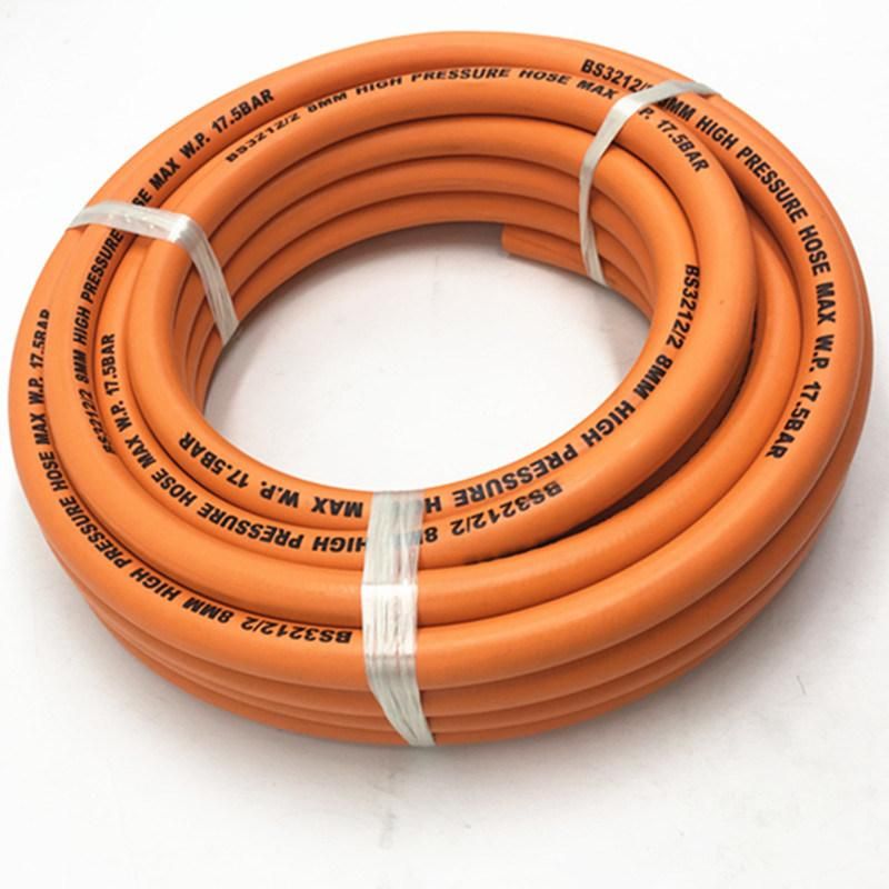 BS3212/2 High Pressure Rubber Gas Hose Pipe for UK Market
