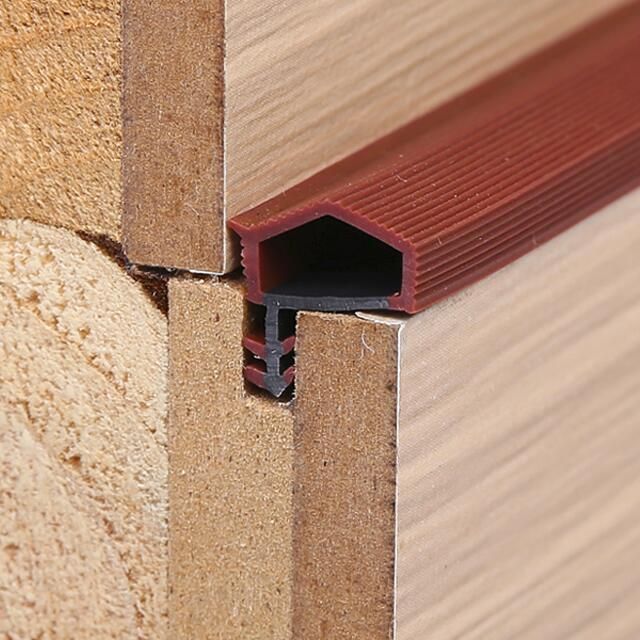Slot Type Rubber Door Seal for Wooden Door