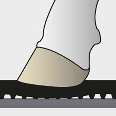 Good Quality Interlocking Rubber Cow Hammer Top Non Slip Mat