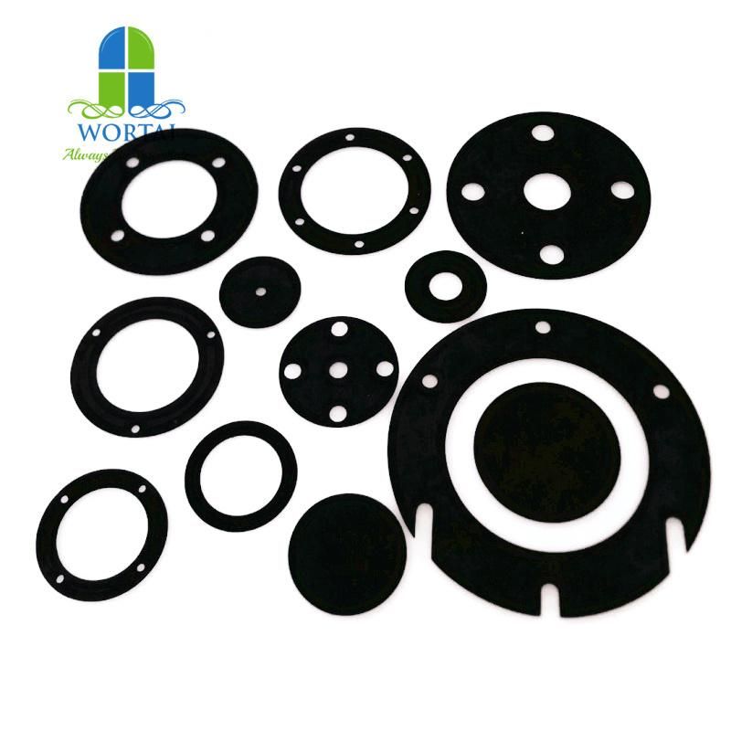 Custom Nr SBR Br NBR EPDM Silicone Rubber Seal Rubber Gasket