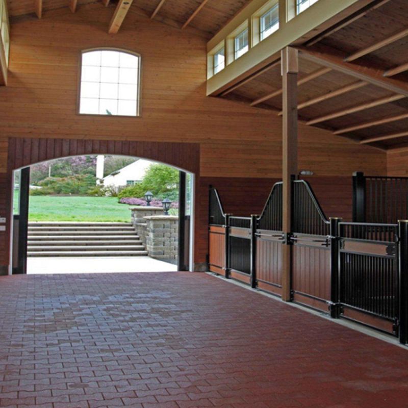 Rubber Brick Floor Tile Pave Mats Dog Bone Rubber Paver