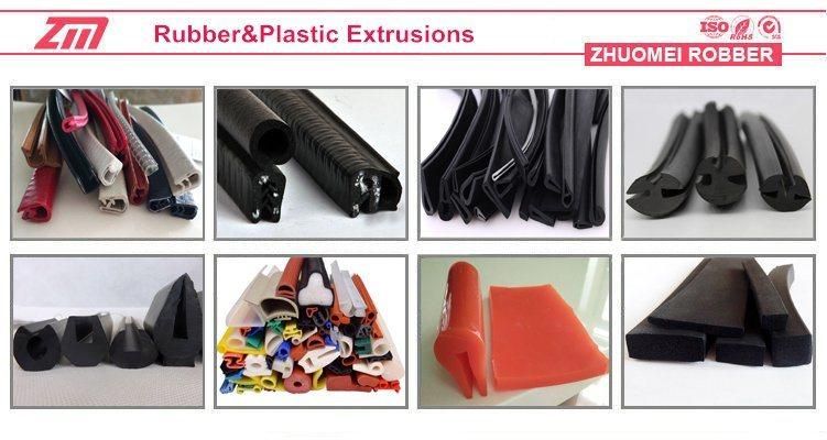 Different Shape Silicone Rubber Sponge Extrusion Profile