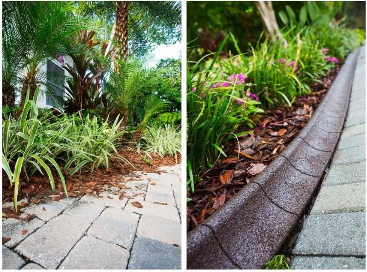 Grass Lawns Pathways Rubber Edging Roll