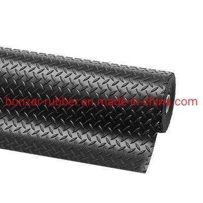3mm Diamond Thread Rubber Mat Anti Slip Rubber Flooring Rubber Sheet