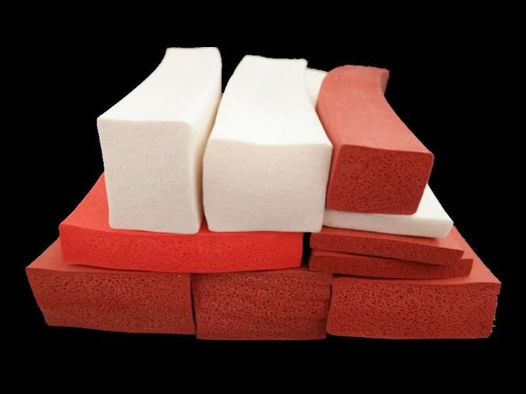 Close Cell Silicone Sponge Extrusion, Silicone Sponge Profil, Silicone Sponge Cord, Silicone Sponge Hose (3A1002)