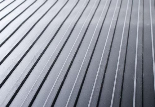 Industrial Anti-Slip Non-Slip Wide/Broad Ribbed Rubber Mat / Rubber Flooring Sheet