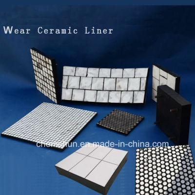 Rubber Ceramic Moulded Wear Plate as Ceramic Wear Panels