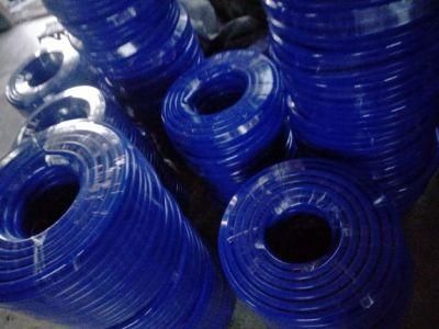 Blue Color Braided Silicone Hose, Braided Silicone Tube, Braided Silicone Pipe