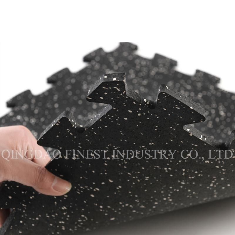 Interlocking Crossfit Gym Rubber/Floor Mat Flooring/ Rubber Matting Tile