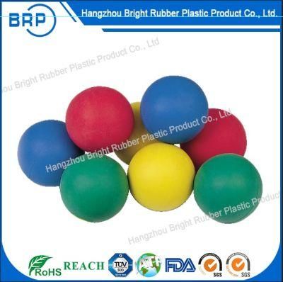 Customized UL94 FDA Abrasion Resistance Hard Rubber Solid or Foam Ball