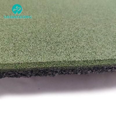 Gym Door Mat Colorful Square Floor Insulation Rubber Mats Anti-Slip Rubber Tile