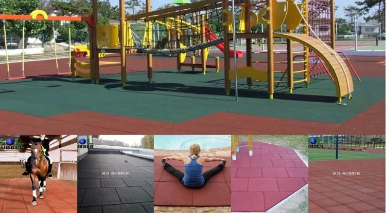 China Wholesale Playground Outdoor Project Rubber Flooring Mat