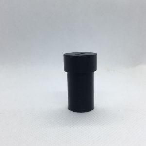 Black Rubber Stopper High Temperature Resistant Silicone Products 17*16.5*6*31 Rubber Stopper Plug Custom Silicone Shaped Parts
