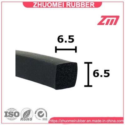 Boat Rubber Sponge Foam Square Shape Seal Strip