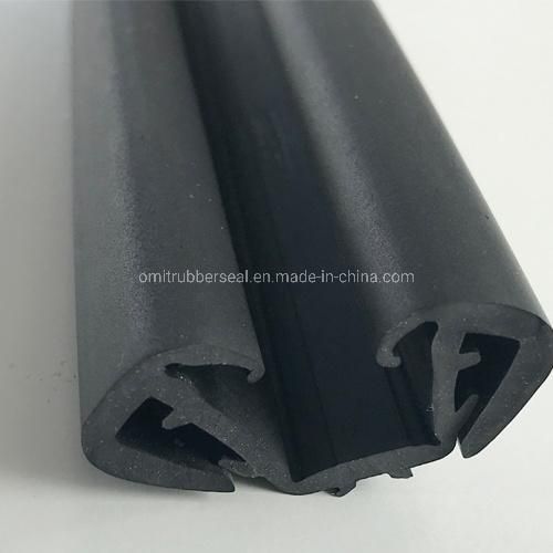 Aging Resistance Flocked Car Door Rubber Seal Strip