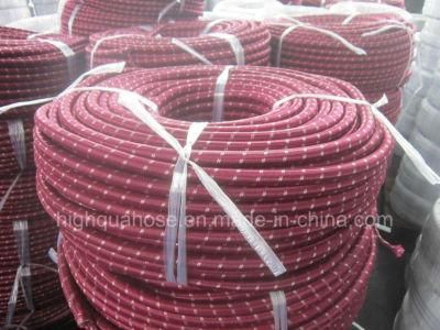 Industria Cotton Surface Textile Cover Rubber Oil Hose