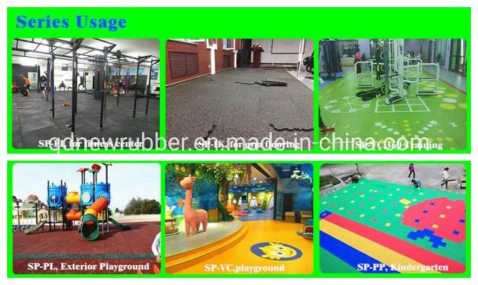 Colorful Rubber Tiles for Gym Flooring Mats
