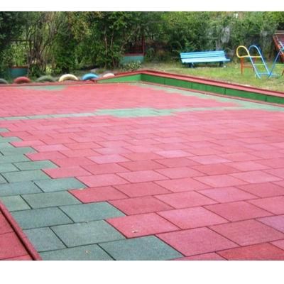 Garden Paving Recycled Rubber Pathway Patio Pavers Rubber Bricks