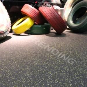 Various Thickness Non-Pollution Indoor Gym Rubber Floor