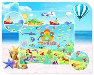 Non-Toxic 4 Piece ABC Foam Mat - Alphabet &amp; Number Puzzle Play &amp; Flooring Mat for Children &amp; Toddlers
